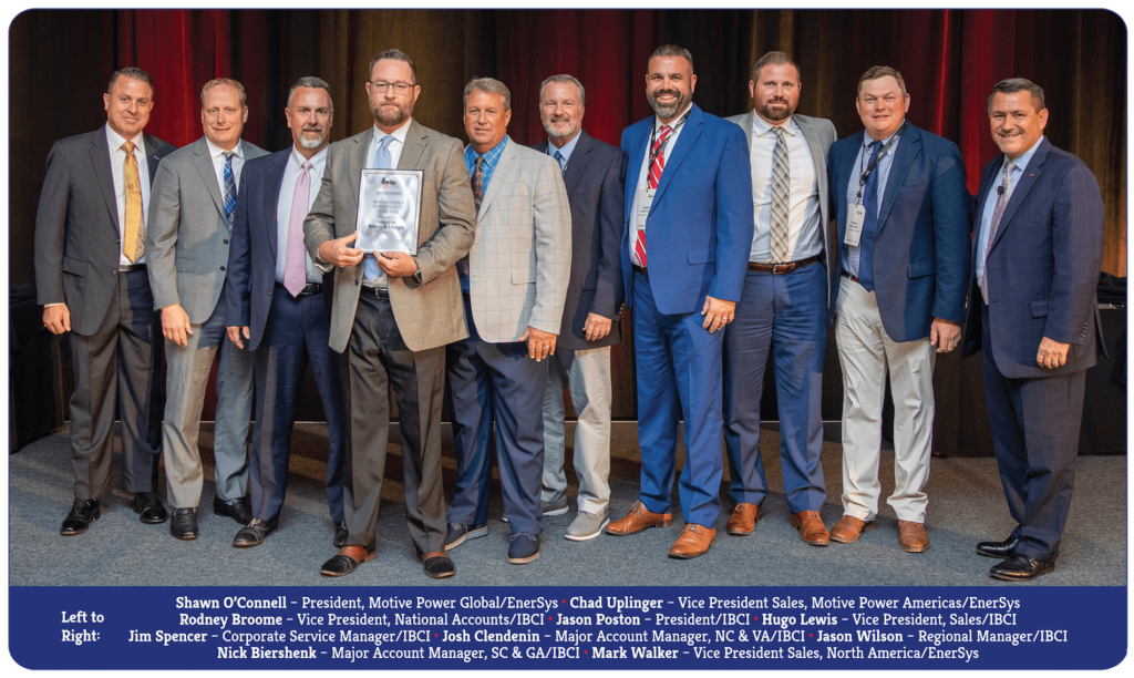 IBCI Named EnerSys 2021 Manufacturer's Rep of the Year