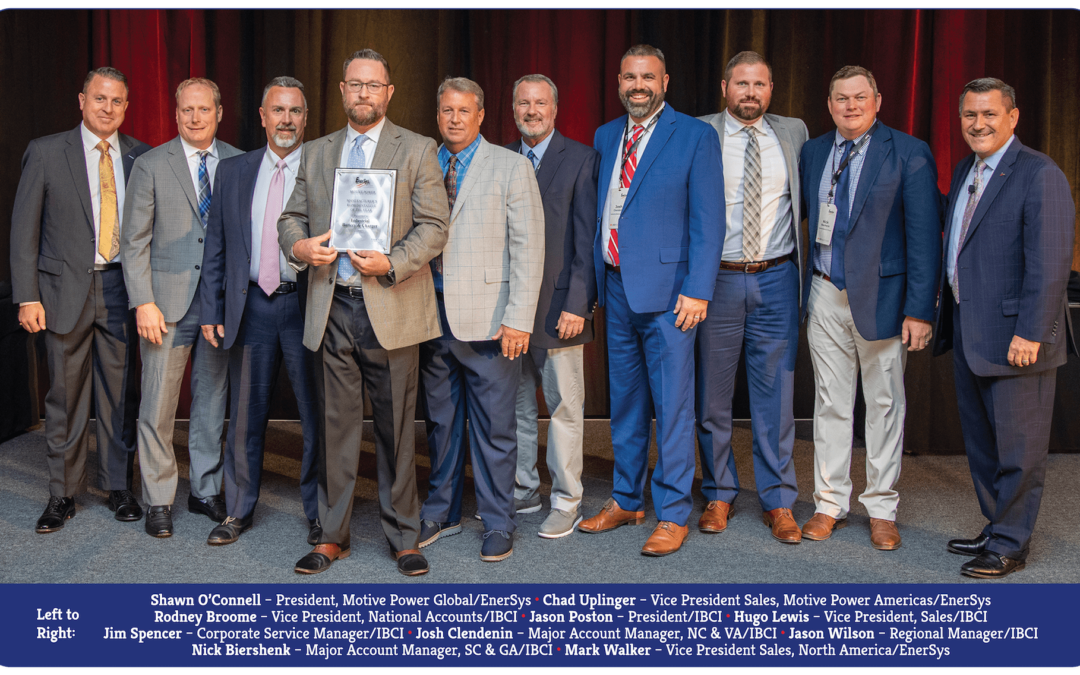 IBCI Named the 2021 EnerSys® Manufacturer’s Representative Of The Year